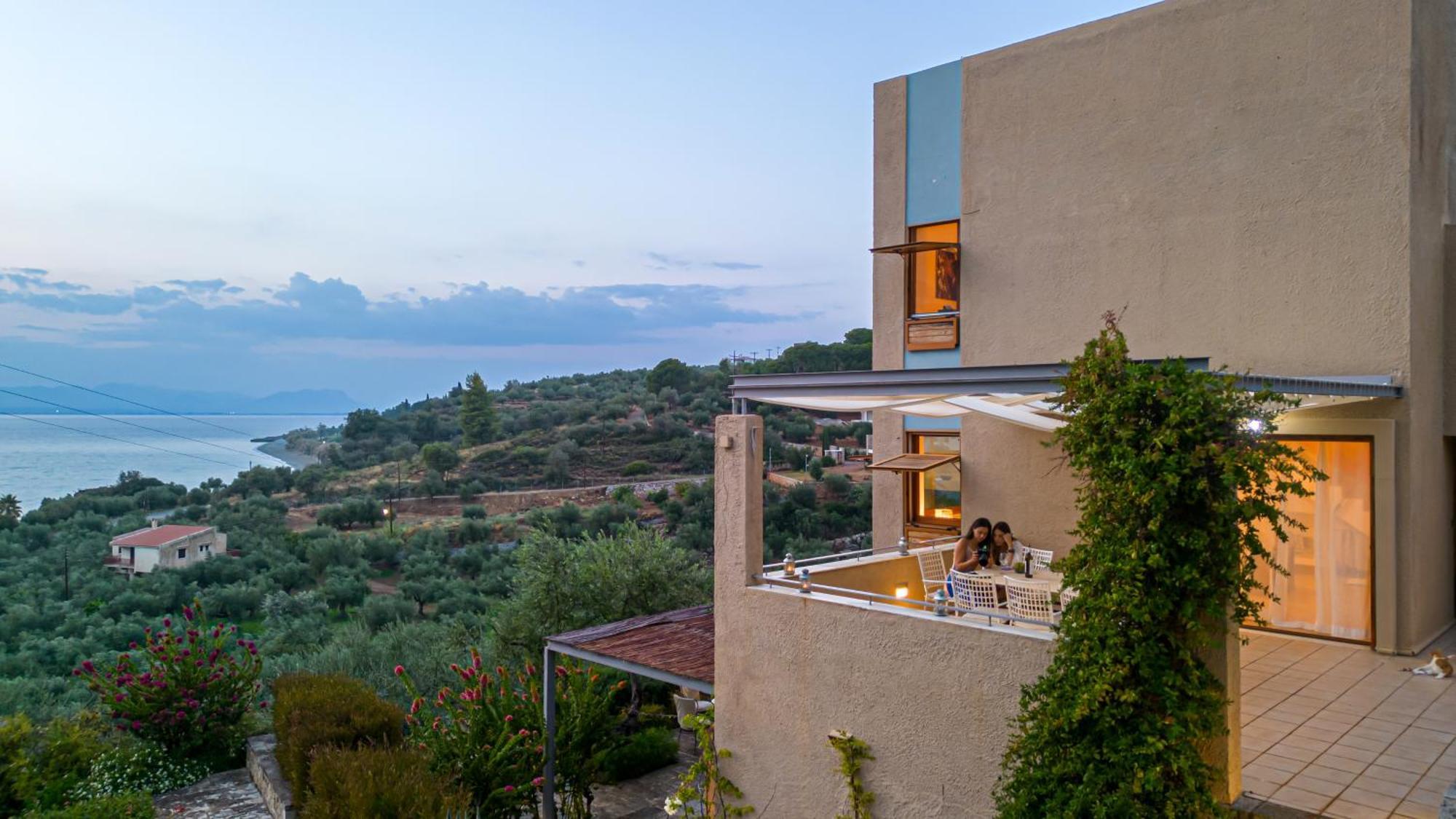 Mani Tower Villa Akrogiali Exteriör bild